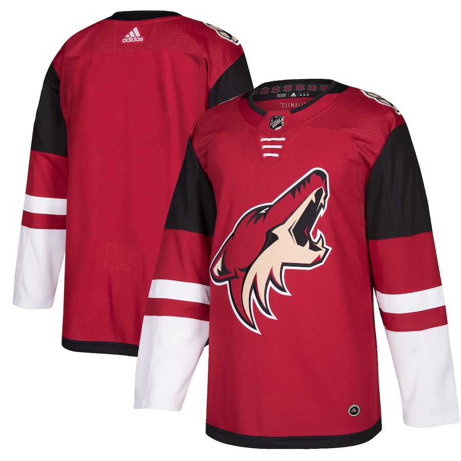 Men Arizona Coyotes adidas Maroon Home Authentic Blank NHL Jersey